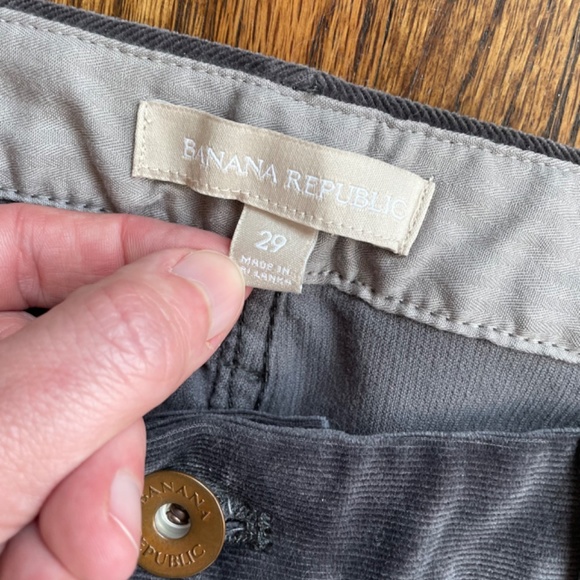 Banana Republic dark gray bootcut corduroy pants, size 29/8, NEW W/O TAGS - Picture 4 of 7